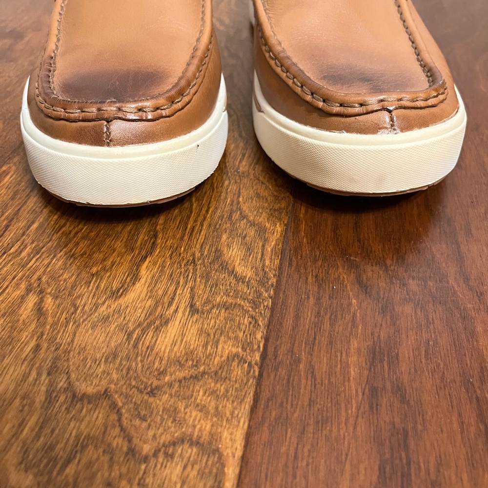 EUC Twisted X Men's Brown Leather Slip-Ons - Picture 4 of 9